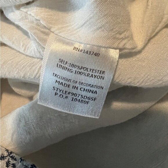 English‎ Factory Womens Off Shoulder Top Blouse Tunic M Bell Sleeves - Picture 8 of 9